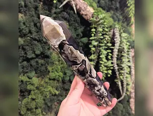 Large Volcano Agate Wands | Grounding, Protection and Focused Energy