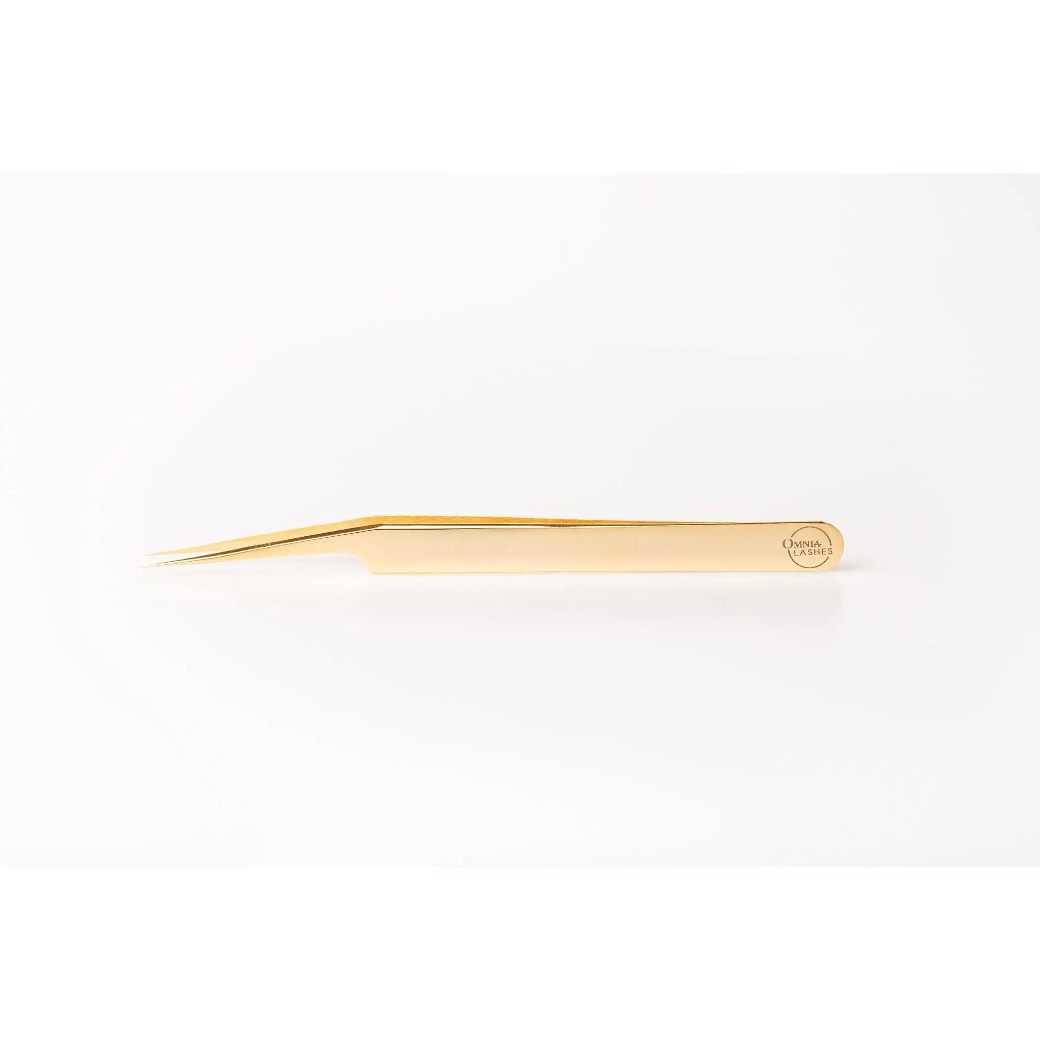 Mirror Gold Placing Lash Tweezer