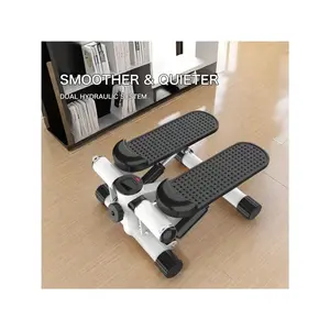 Hot selling styles  Steppers Exercise 300 Lb Loading Capacity Mini Stepper Stair With LCD Monitor For Home Office Cardio Fiess Full Body Workout White Black Sier