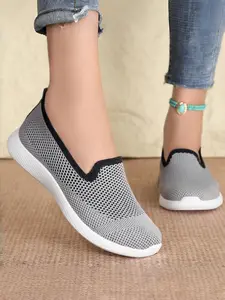 Women's Soft Sole Comfortable Slip-On Shoes, Breathable Lightweight Casual Sneakers, Walking Shoes, Fashion All Season Textile Footwear