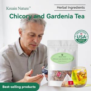 Kreain Nature 1 Chicory and Gardenia Herbal Tea Ready to Eat Convenient Beautify & Nourish | Orange Peel & Chrysanthemum –Cool Relief from Heat| 12 Tea Bags Healthy Vegan #DealsForYouDays#summerwins