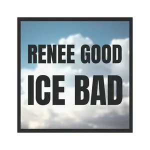 Renee Good Resist ICE Car Magnet |  Stop ICE Protest Magnetic Sticker, Say Her Name magnet for organizers, activists, neighbors, rallies, community meetings