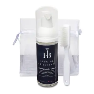 All Purpose Fine Jewelry Cleaner Liquid with Cleaning Brush 50mL