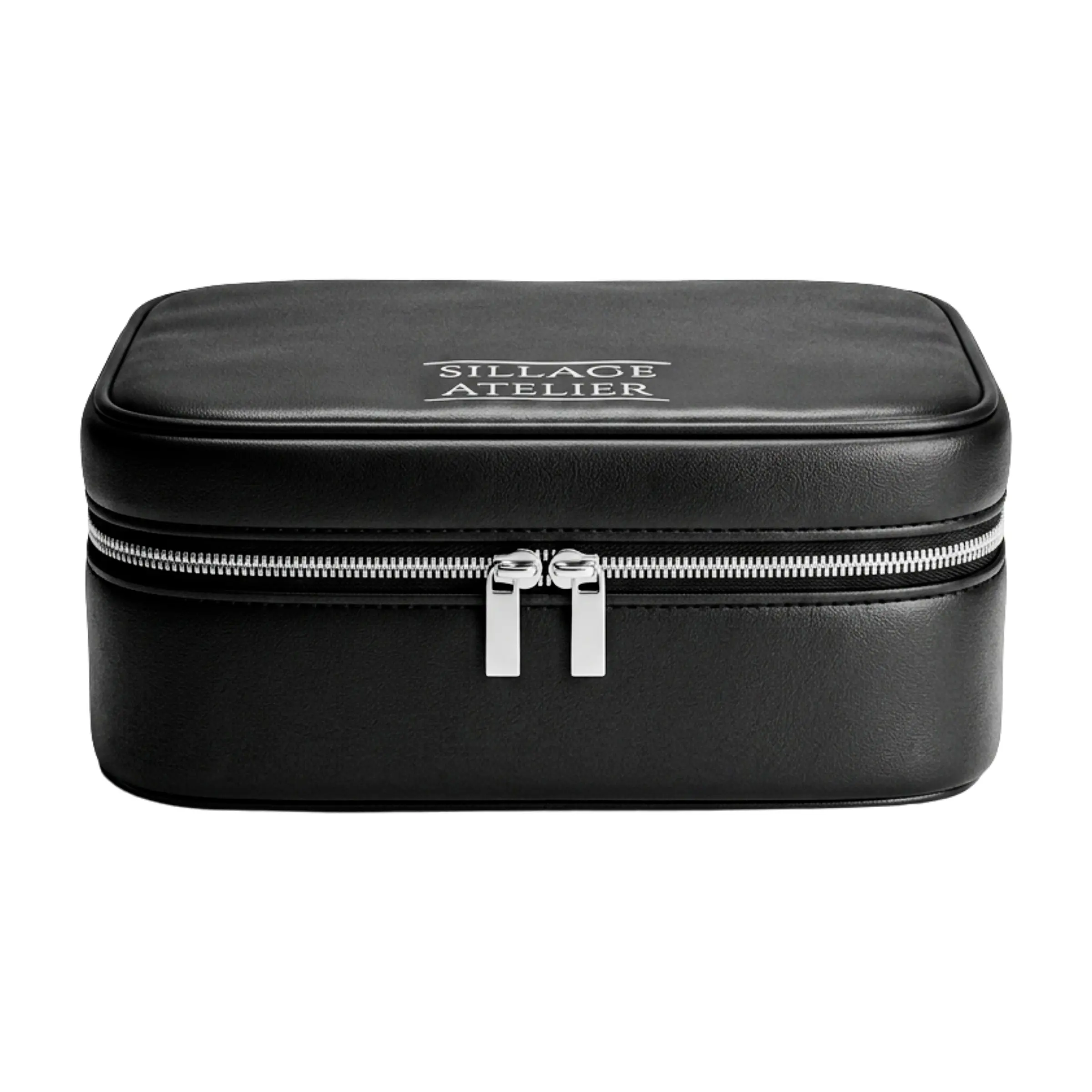 Perfume Organizer Toiletry Bag - Functional Luggage Accessory with Removable Dividers, Cushioned Interior, Metal Zipper - Fits Cologne Bottles - 7.9"x5.9"x3.1"