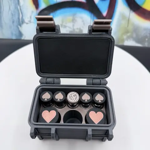 Peptide MIDI Storage Case - High Quality Insulin Case with Secure Slots for Peptide Bottles - Ideal for Travel and Storage Boxes Vial Organization Matte Organizer Box portable