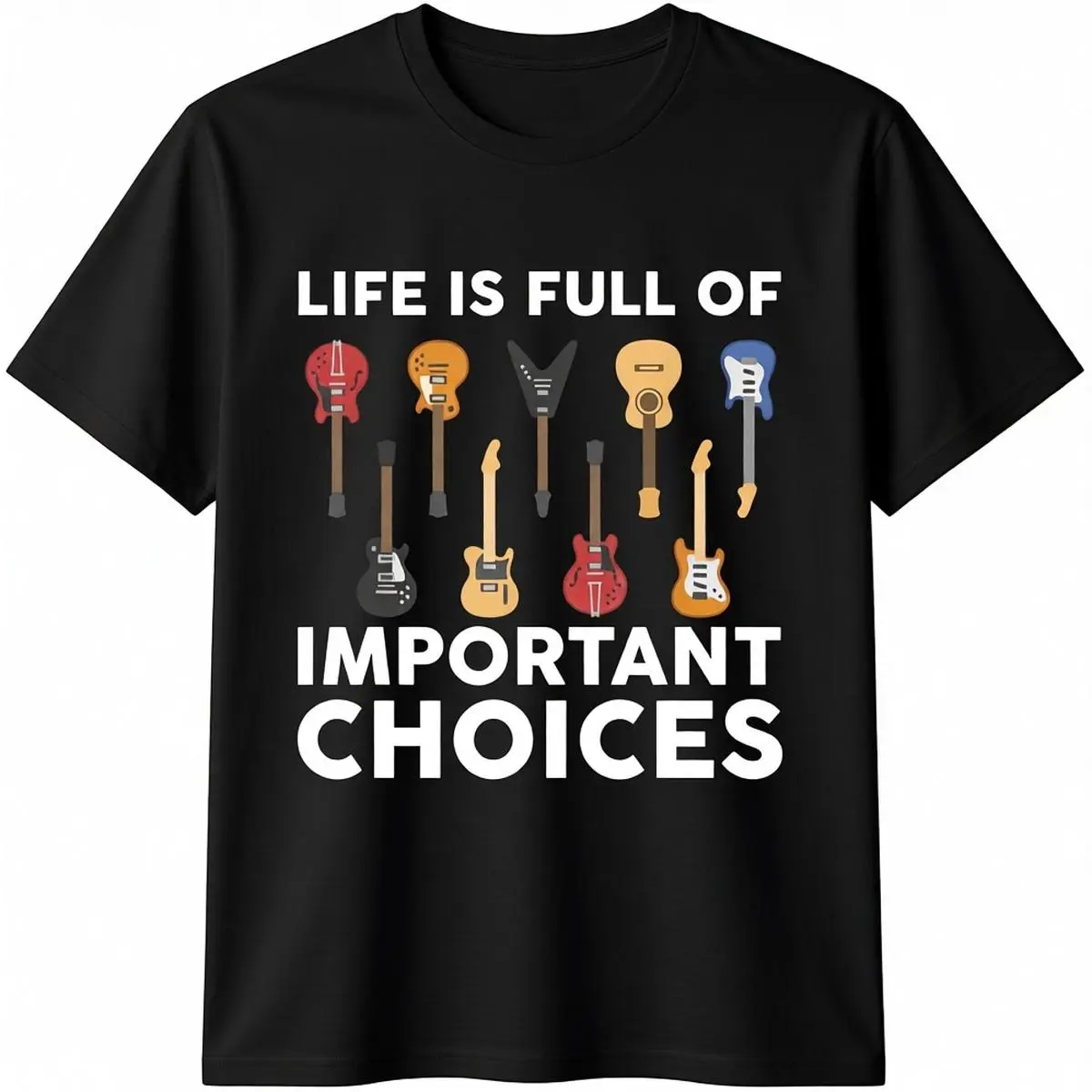 Funny Guitarist Guitar Player Music Lover Gift For Men Women Short Sleeve T-Shirt  Graphic tees