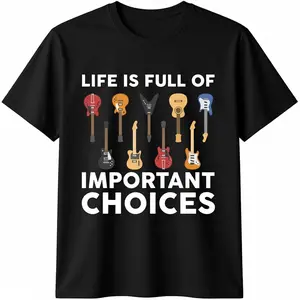 Funny Guitarist Guitar Player Music Lover Gift For Men Women Short Sleeve T-Shirt  Graphic tees