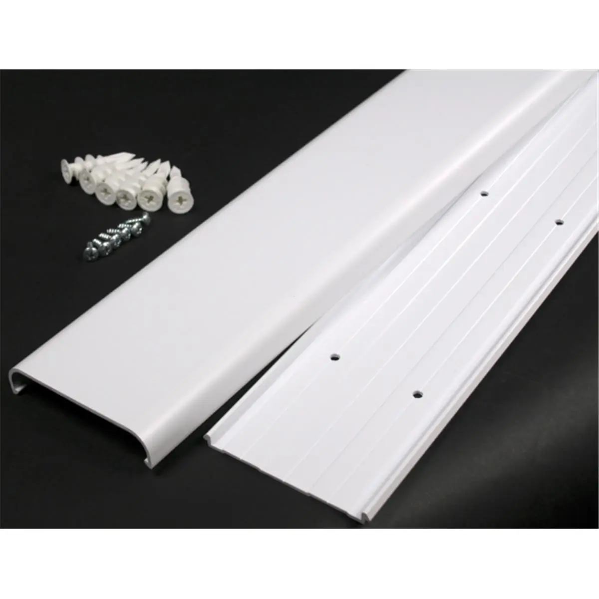Wiremold White Flat Screen TV Cord Cover Kit