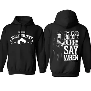 Unisex I'm Your Huckleberry 2 Sided Hoodie, Western Cowboy Hoodie, Funny Quote Hoodie For Men And Women, Vintage Tombstone Movie Inspired Hoodie, Movie Lovers Gift