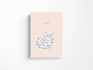 Miyuki Matsuo Cat Notebook - Amy
