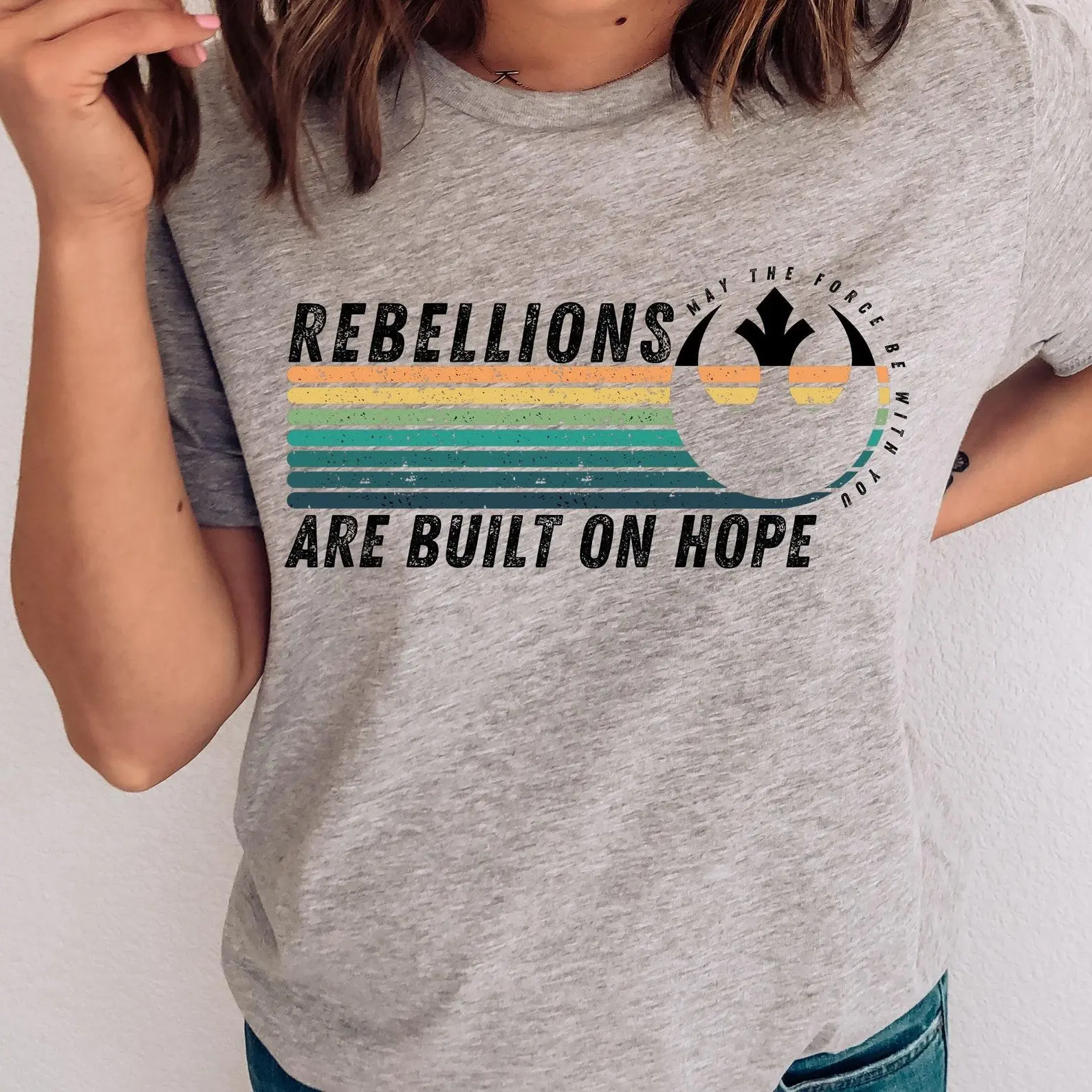 Unique Built on Hope T‑Shirt – Timeless Retro Inspired Unisex Graphic Tee Casual Outfit