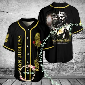 San Judas Tadeo Ruega Por Nosotros Christian Gospel Jersey Shirt, Camisas De San Judas Tadeo Jersey, Sanjuditas Baseball Jersey, Gift Mexcico Jersey for Men and Women, Baseball Jersey Style