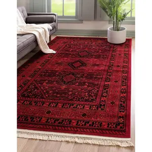 Red Bokhara Rug