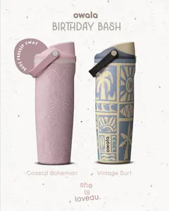 New Owala Birthday Bash Collection - Owala's 6th Birthday Beach Bash Vintage Surf Bottle 2026