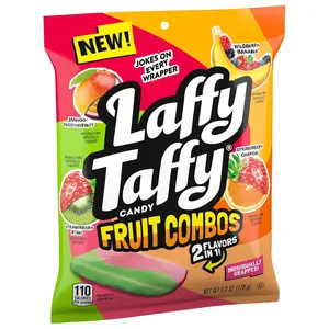 Laffy Taffy Candy, Fruit Combos, Individually Wrapped Mini Bars, 6 oz Bag