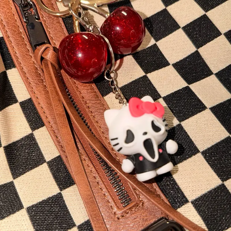 Hello Kitty Ghostface Keychain
