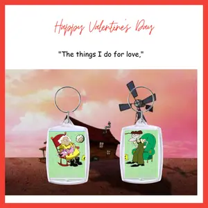 Courage Cowardly Dog, Couple Keychains