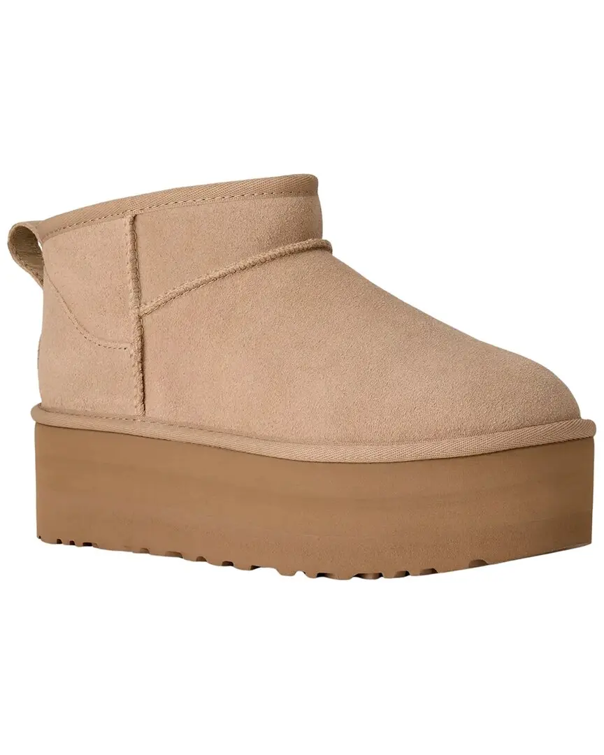 UGG Classic Ultra Mini Platform Suede Boot