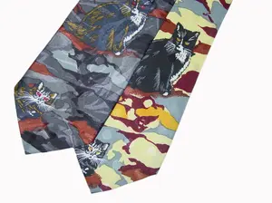 Cat Men's Necktie - 2 Colors