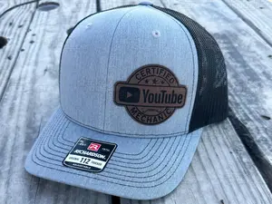 Certified YouTube Mechanic Patch Hat! - Comes with a FREE matching sticker!