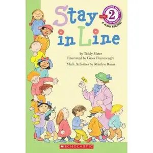 USED-Stay in Line (Hello Math Reader, Level 2, Kindergarten-Grade 2) by Teddy Slater (Paperback)