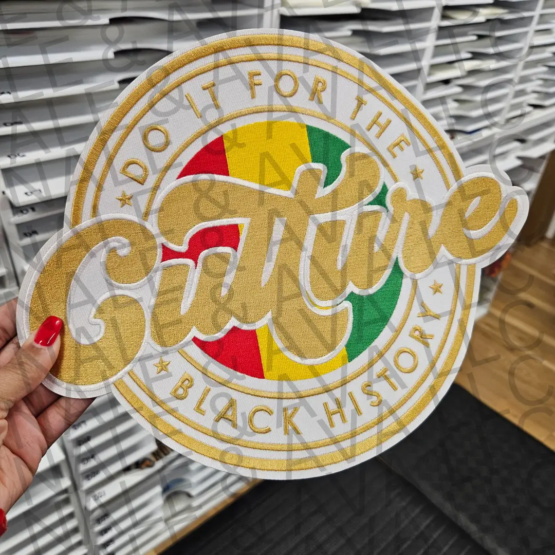 Do It For The Culture Embroidered Patch ONLY