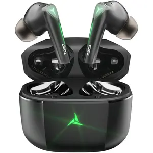 TOZO G1S Gaming Pods Bluetooth Wireless Low Latency Earbuds - Black