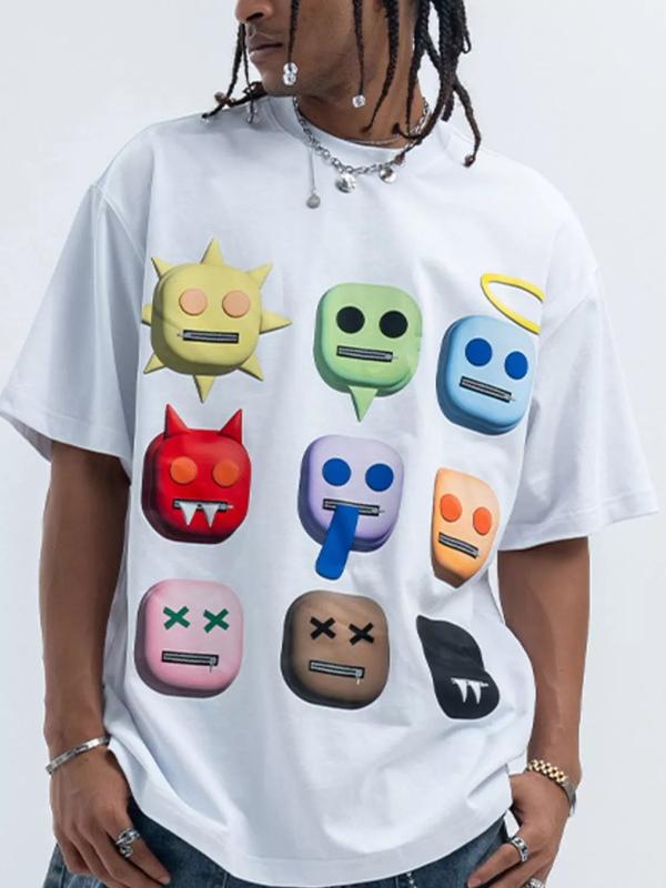 Men's Graphic Round Neck Short Sleeve Roblox T-Shirt