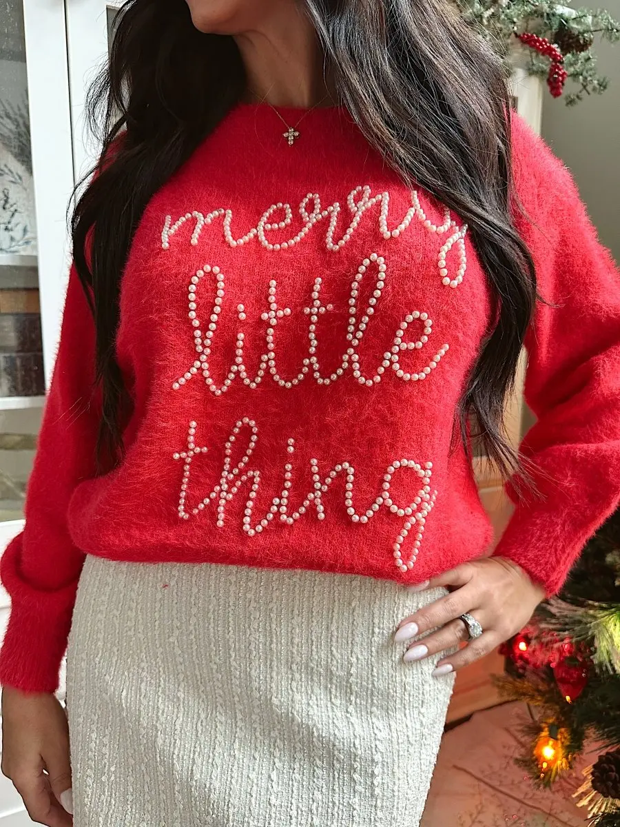 Very Merry Red Christmas Sweater
