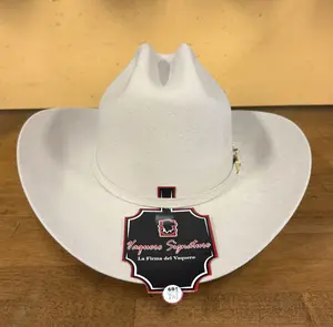 40568420404 Silver Grey - Vaquero Signature, 200x Fantasma "Edition San Judas" Western Wool Cowboy Hat