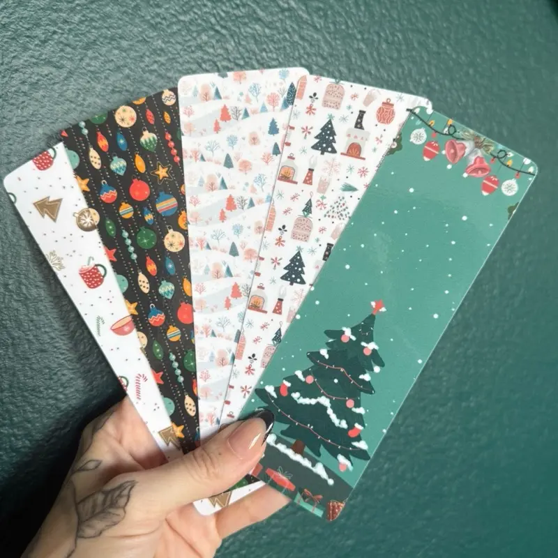Holiday Christmas bookmark