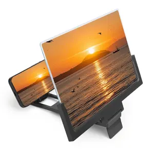 14-Inch HD Mobile Screen Amplifier, Adjustable Foldable ABS Magnifier, Phone Extender for Movie, Video & Game, Compatible with All Smartphones, Smartphone Accessories, Ideal Christmas Gift