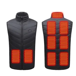Experience Ultimate Warmth with Our Nine-Zone Heated Vest – Stay toasty in the coldest weather, anytime, anywhere!