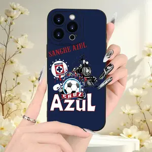 A Popular And Innovative Phone Case Featuring The Logo of The Mexican Cruz Azul Football Club, Cruz Azul Case, Phone Cases, Handy Cover