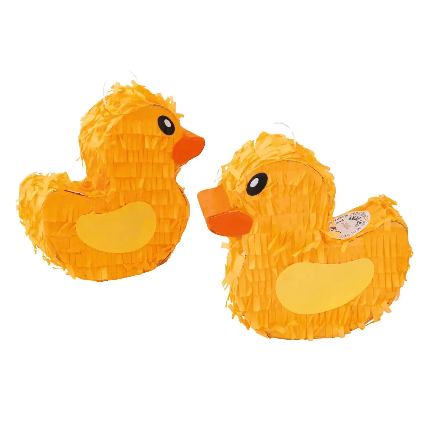 3 3/4" Mini Rubber Duck Tissue Paper Piñata Decorations - 3 Pc.