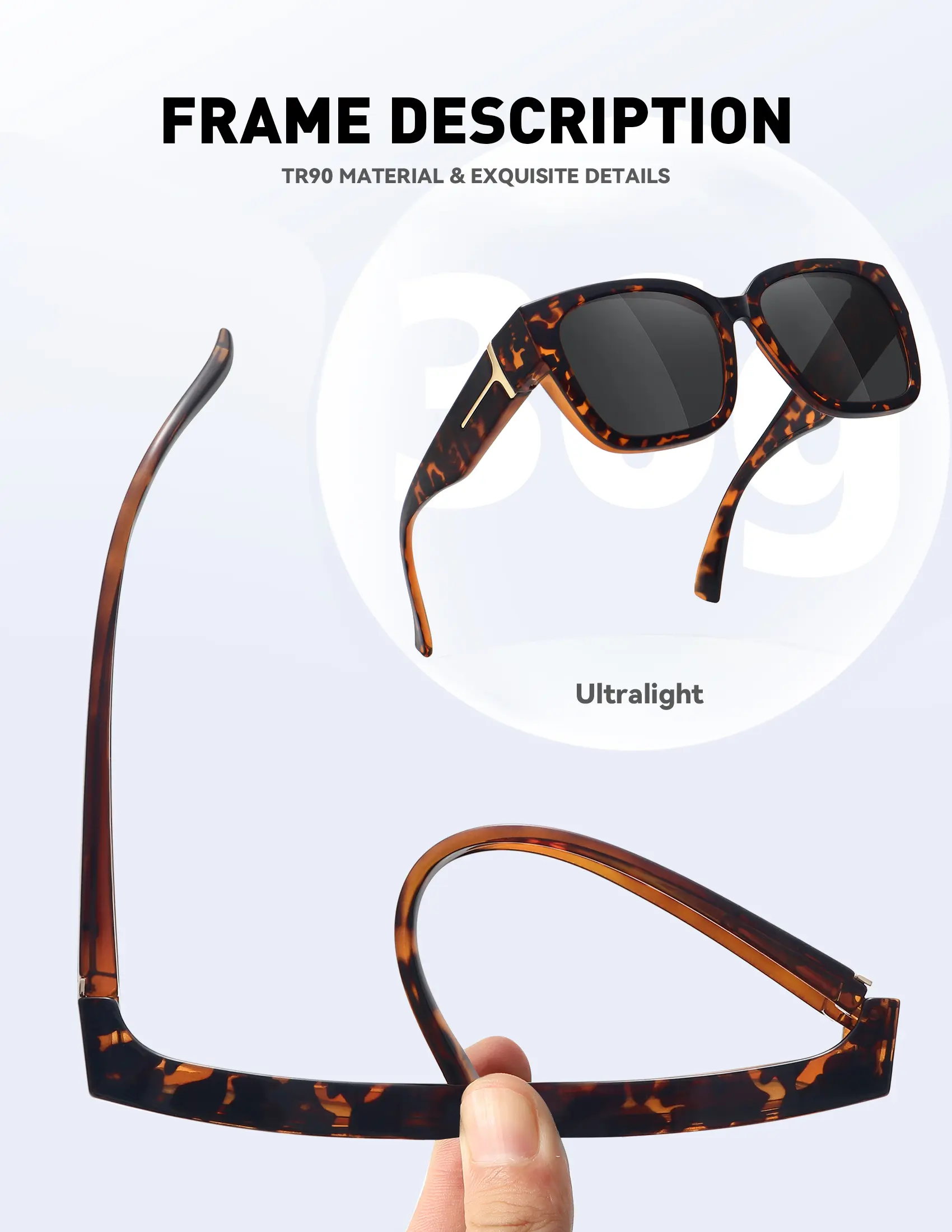 FitOver Sunglasses】MEETSUN Oversized Fit Over Glasses  display picture 3