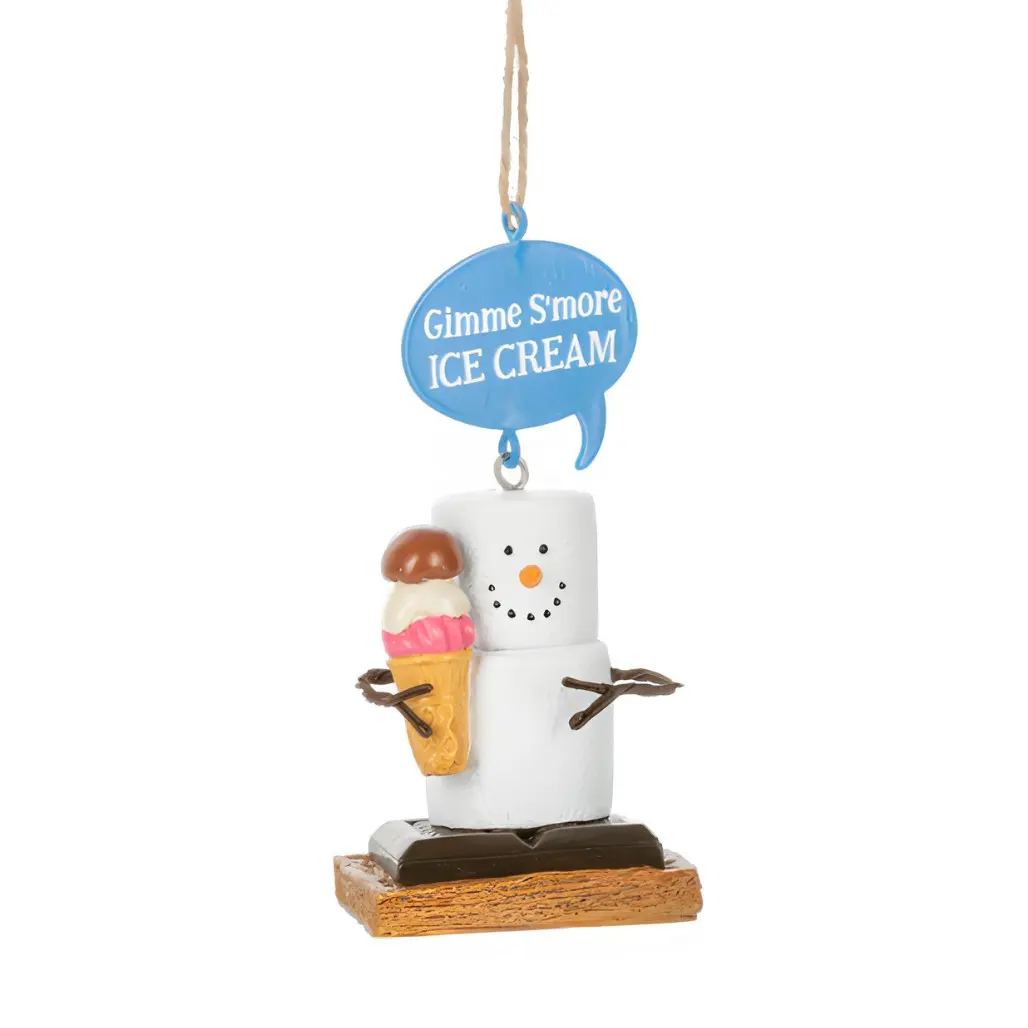 Smores Ice Cream Ornament