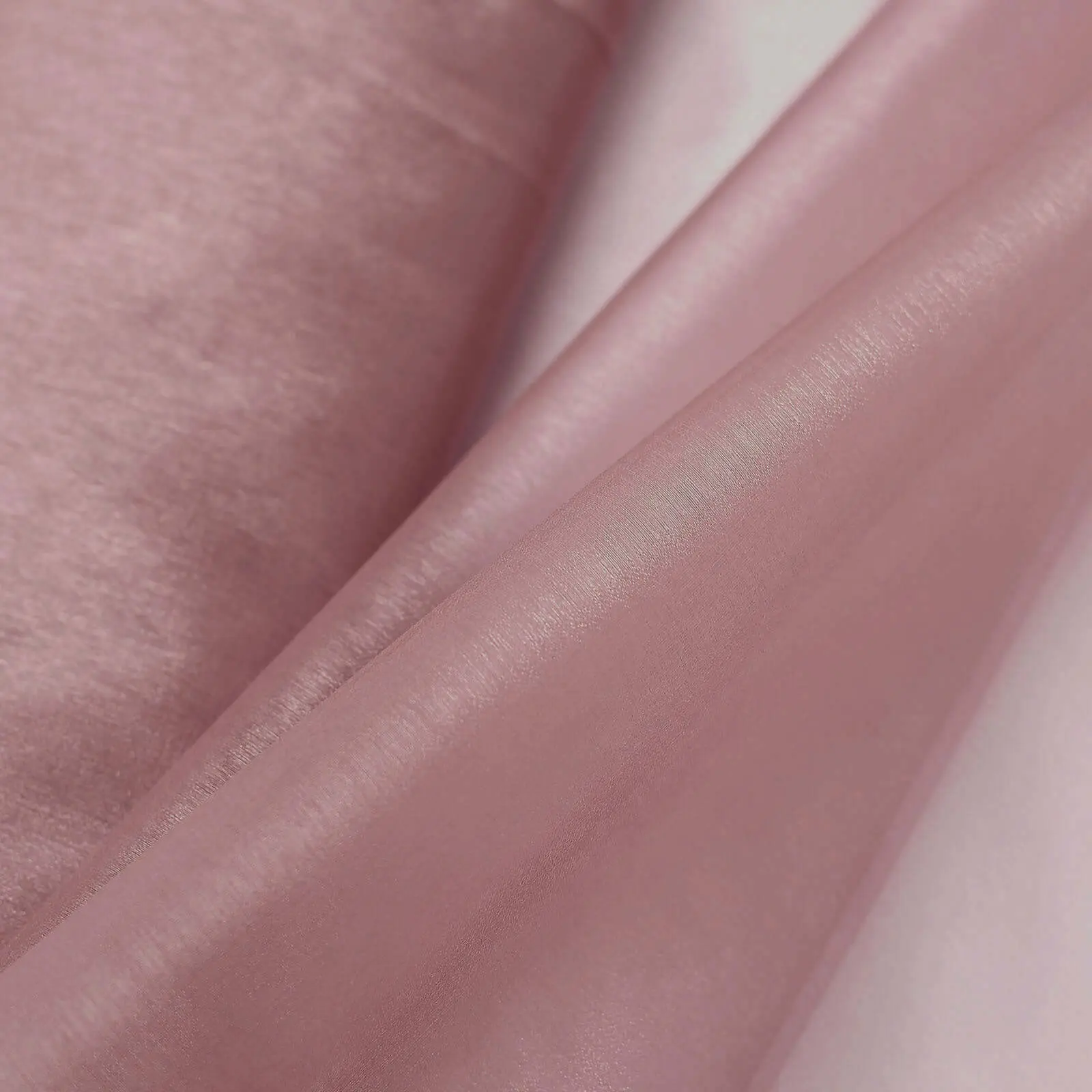 Dusty Rose Solid Sheer Chiffon Fabric Bolt - 54"x10yd, Ideal for Flower Bouquet Wrapping, Costumes Making, Wrapping Favors and Gifts, DIY Crafts, Runners, DIY Voile Drapery