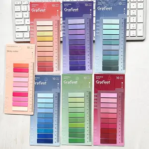 Waterproof Plain Sticky Notes, No Residue Book Page Labels, Classification Stickers, Convenient and Durable, Ideal for Organization
