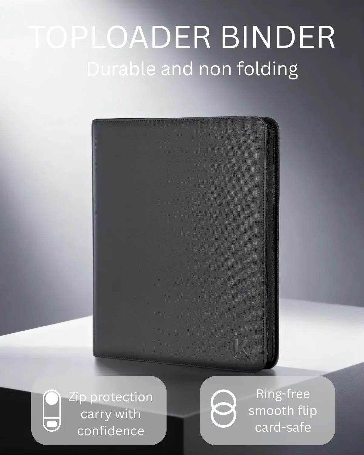 Toploader Binder Holds 288+ Top Loaders, 9-Pocket Binder with Sleeves for 3" x 4" Rigid Card Holders, Ideal for Baseball, Football, and Other Sports Cards (Black) - TikTok Shop Toploader Binder Holds 288+ Top Loaders, 9-Pocket Binder with Sleeves for 3" x 4" Rigid Card Holders, Ideal for Baseball, Football, and Other Sports Cards (Black) - TikTok Shop