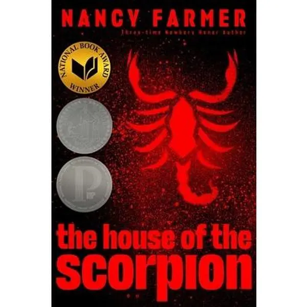 Used Hardcover Fiction Book - The House of the Scorpion by Nancy Farmer (English, 2002 Edition, 400-Page, 0.15 lbs, Young Adults Literature)