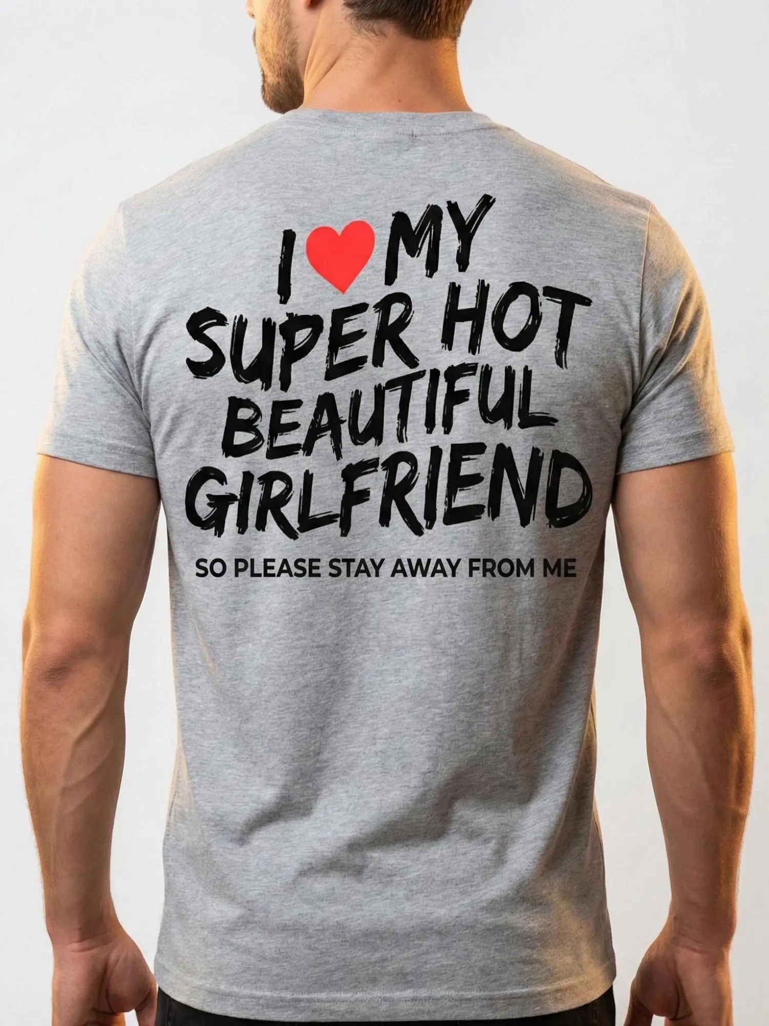 I Love My Super Hot Girlfriend Shirt, Funny Boyfriend Tee, Hot Girlfriend T-Shirt Gift
