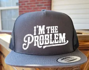 I'm The Problem Snapback Trucker Hat – Funny Adjustable Mesh Baseball Cap for Men & Women