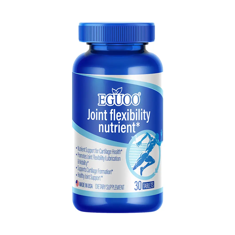 EGUOO Joint Support Dietary Supplement - Glucosamine, MSM, Chondroitin, Turmeric Botanical Extracts & Collagen Blend for Bone Health, Cartilage Formation, Healthy Adults - 30 Tablets