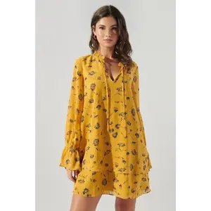 Dandelion Double Layer Trapeze Dress