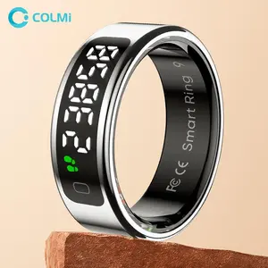 Colmi R12 Smart Ring for Men & Women, 5atm Water Resistant, Bluetooth-compatible Wearable Device, Fitness Tracker with Magnetic Design, Waterproof Pedometer