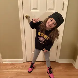 Cartoon Print T-Shirt and Children's Sweatshirt, Saja Girls' Korean Style Pullover Sweatshirt, Comfortable 100% Pure Cotton Soft Fabric, Suitable for 3-13 Years Old, Long Sleeves, Standard Fit, Cartoon Pattern Print, Autumn Casual Wear