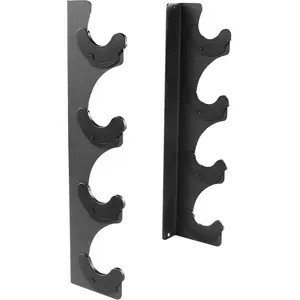 Wall Mount Barbell Rack Storage Holder Olympic Bar Hanger for Home Commercial Garage Gym