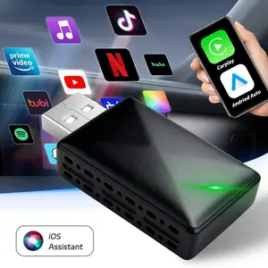 Wireless CarPlay Adapter for iPhone & Android, Converts Wired to Wireless, Compact Size, Plug and Play, Bluetooth Car Adapter, Fast and Stable Connection, Carplay Dongle Connectivity, Car Accessories