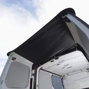 1pc RV Tailgate Sunshade, Sturdy Sun Shade, Thick Oxford Fabric UV Protection, Waterproof Barn Door Shade, Universal Car Rear Sun Shelter, Sunshade For Car Outside